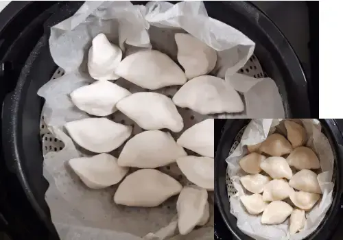 빚은-송편-전기밥솥에-찌기