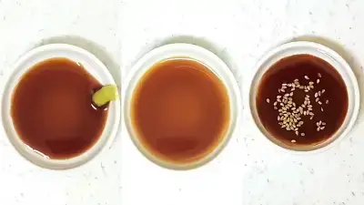 콩가루부추찜-간장-소스